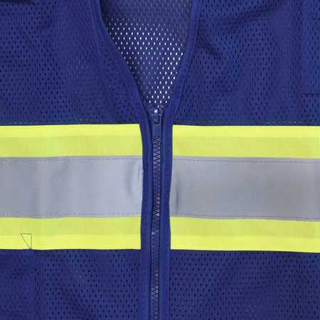 Radians Hi-Vis Econ TpO/Cl1 Two Tone Safety Vest-Blu-L SV22-1ZBLM-L